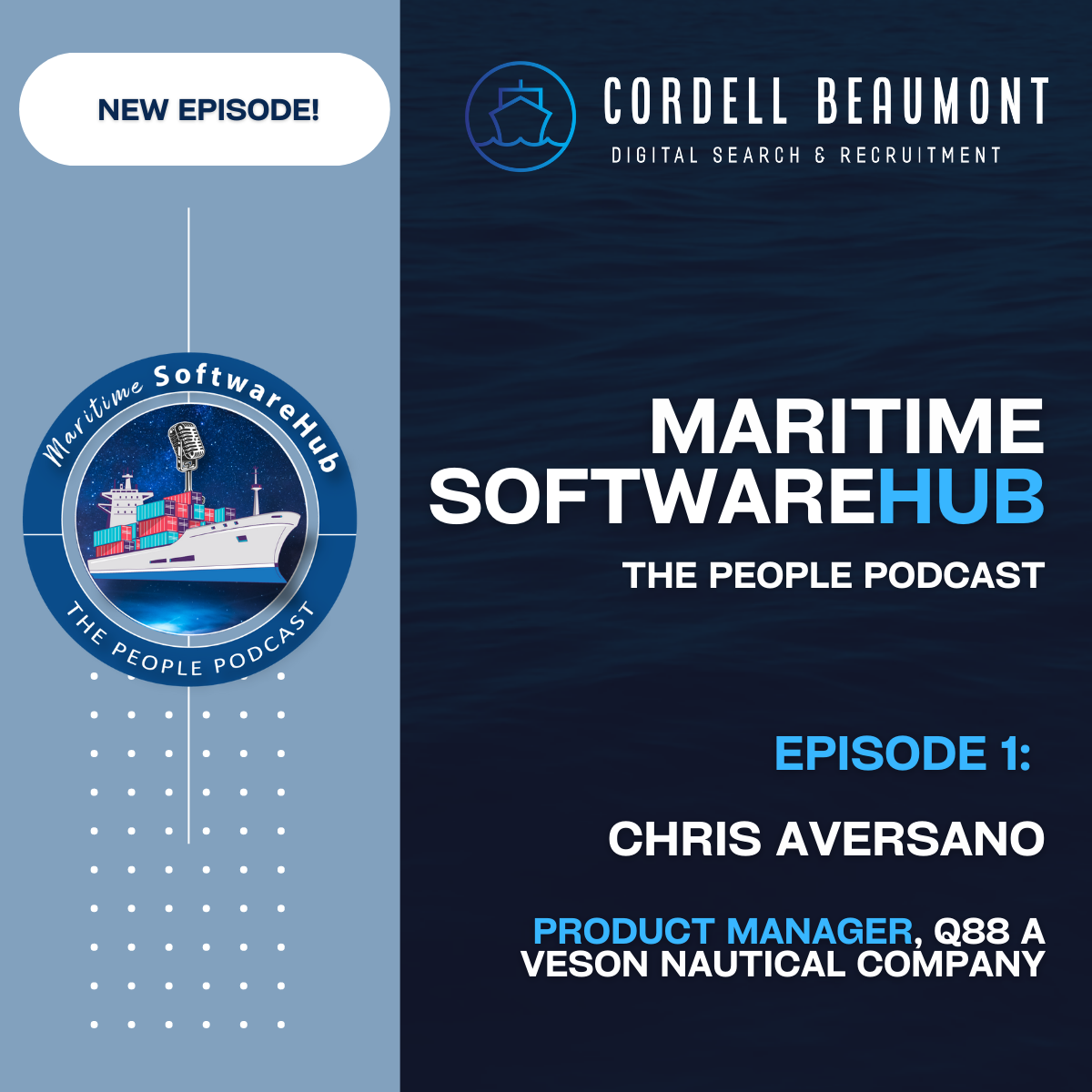 Maritime SoftwareHub – The People Podcast : Season 1 Episode 1